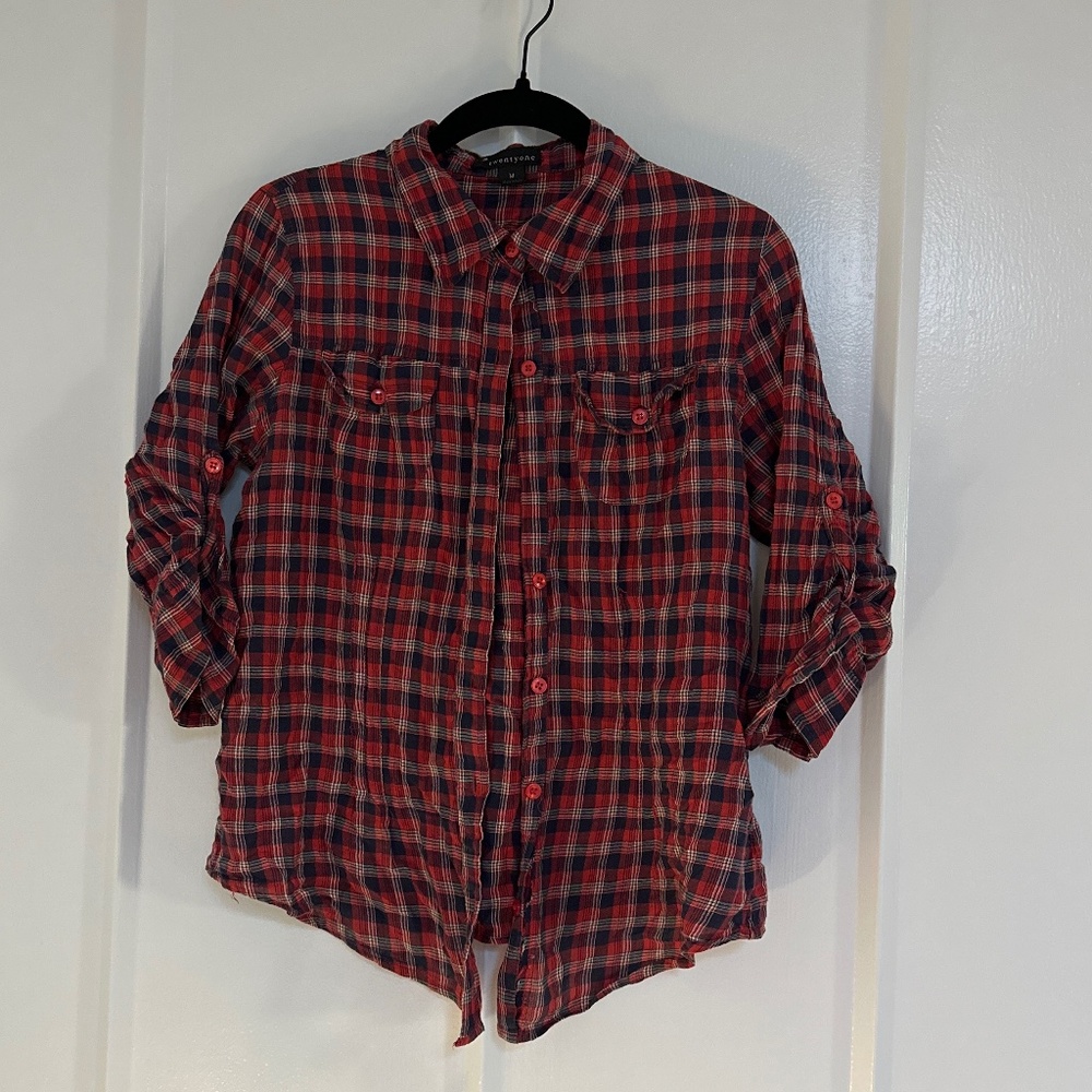 Red and Blue Flannel